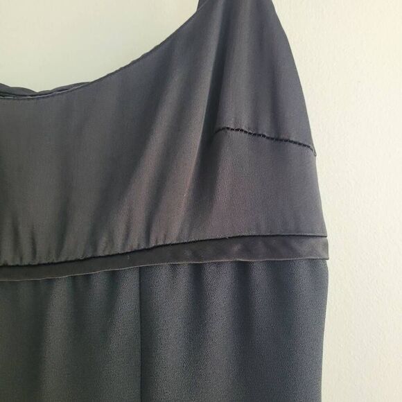 Vintage 90s Laundry by Shelli Segal maxi dress black babydoll empire waist‎ - Picture 3 of 10